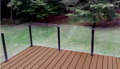 Wind Wall Glass Railing
