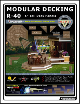 Aluminum Modular Decking Versamods by Versadeck Decking